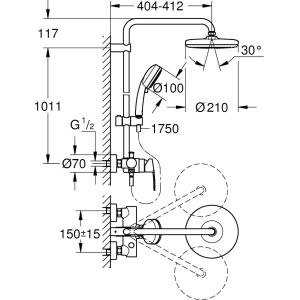 Grohe Tempesta Cosmopolitan 210 26224001