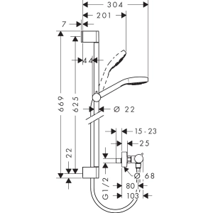 Hansgrohe Croma Select E 27081400