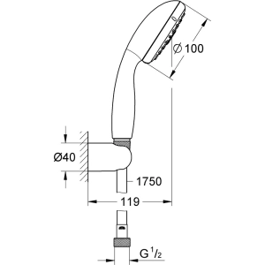 Grohe New Tempesta 2 100 27849001