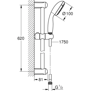 Grohe New Tempesta 2 100 27853001