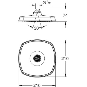 Grohe Rainshower Grandera 210 27976000