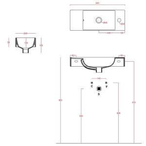 Lavabo ArtCeram Brick LML002