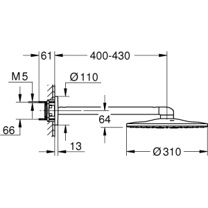 Grohe Rainshower 310 SmartActive 26475000