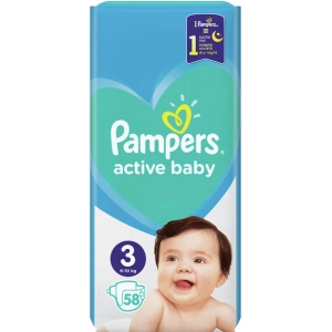 Pañales Pampers Active Baby 3 / 58 pcs