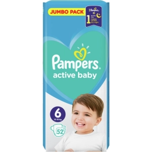 Pañales Pampers Active Baby 6 / 52 pcs