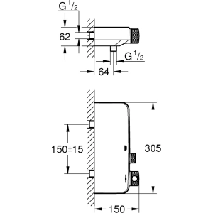 Grohe Grohtherm SmartControl 34719000