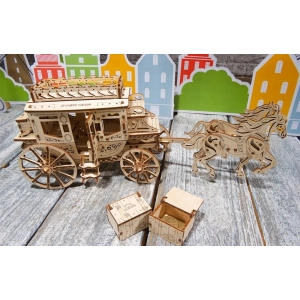 UGears Stagecoach