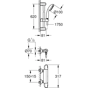 Grohe Grohtherm 1000 34151004