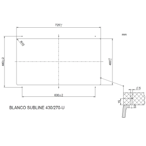 Blanco Subline 430/270-U 523159