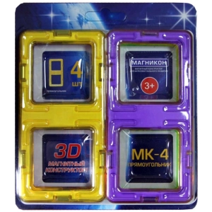 Constructor Magnikon Rectangle 4 Pieces MK-4-PR