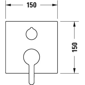 Mezclador Duravit C.1 C15210011010