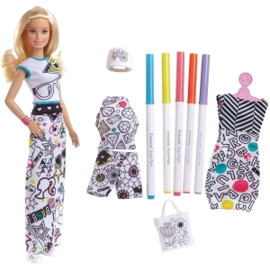 Muñeco Barbie Crayola Color-In Fashion FPH90