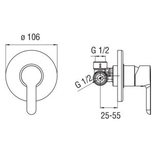 Nobili Rubinetterie ABC AB87108-CR