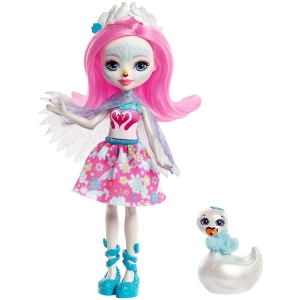 Muñeca Enchantimals Saffi Swan FRH38