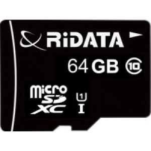 Tarjeta de memoria RiDATA microSDXC Class 10 UHS-I 64Gb