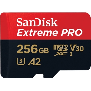 Tarjeta de memoria SanDisk Extreme Pro V30 A2 microSDXC UHS-IU3 256 Gb