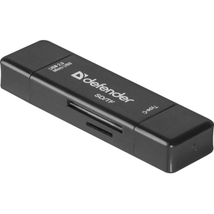 Lector de tarjetas / USB-hub Defender Multi Stick