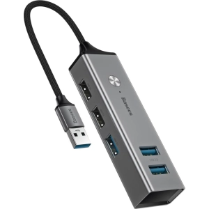 Lector de tarjetas / USB buje BASEUS USB-A to 3xUSB 3.0 and 2xUSB 2.0