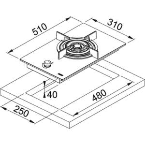 Franke FHCR 301 1TC HE BK C