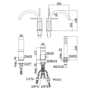 Paffoni Effe EF 040