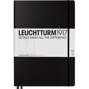 Bloc de notas Leuchtturm1917 Dots Master Slim Black