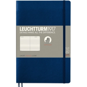 Bloc de notas Leuchtturm1917 Ruled Paperback Navy