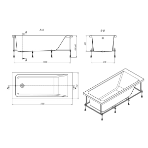 Roca Easy 170x75