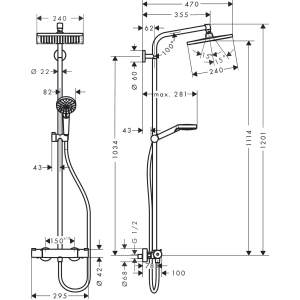 Hansgrohe Crometta E 240 27281000