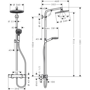 Hansgrohe Crometta S 240 27268000