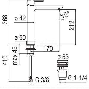 Nobili Rubinetterie ABC AB87128-2-CR