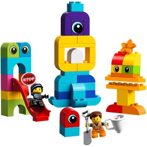 Constructor Lego Emmet and Lucys Visitors from the DUPLO Planet 10895