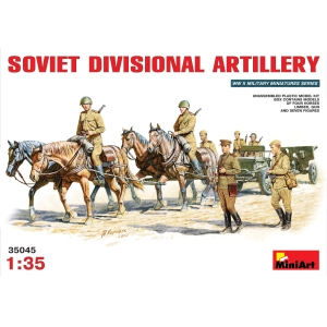 Maqueta MiniArt Soviet Divisional Artillery (1:35)