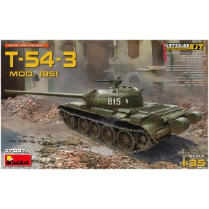 Construir modelo MiniArt T-54-3 Mod. 1951 37007 (1:35)