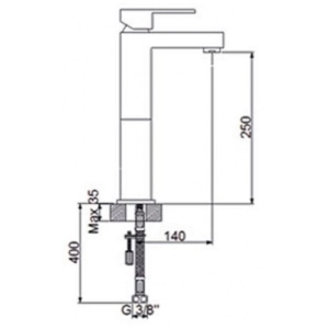 Mezclador Newarc Cubic 871001N