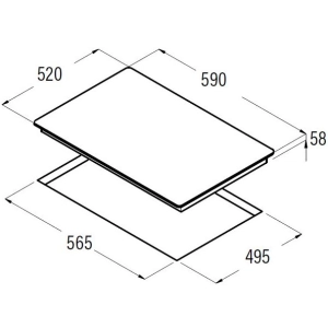 Placa Cata IB 6304 BK