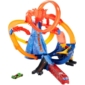 Seguimiento automático / ferrocarril Hot Wheels Volcano Escape