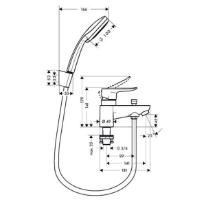 Hansgrohe Metris 31422000