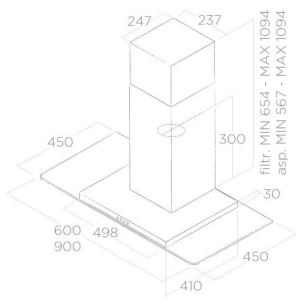 Elica Flat Glass IX/A/90