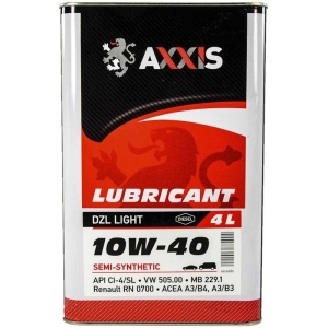 Aceite de motor Axxis DZL Light 10W-40 4L