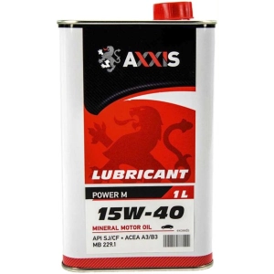 Aceite de motor Axxis Power M 15W-40 1L