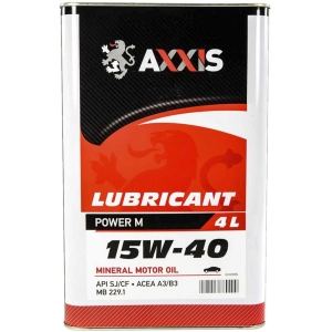 Aceite de motor Axxis Power M 15W-40 4L