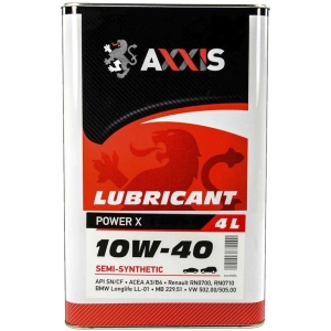 Aceite de motor Axxis Power X 10W-40 4L