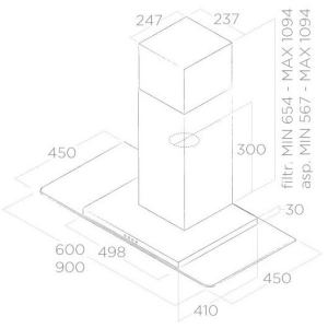 Elica Flat Glass IX/A/60