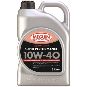 Aceite de motor Meguin Super Performance 10W-40 5L