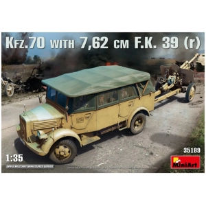 Modelo de colección MiniArt Kfz.70 with 7.62 cm F.K. 39 (r) (1:35)