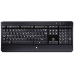 Teclado Logitech Wireless Illuminated Keyboard K800