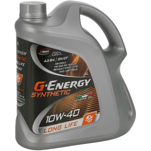 Aceite de motor G-Energy Synthetic Long Life 10W-40 4L