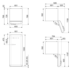 Smeg FAB28RBL3