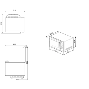 Smeg MOE34CXI