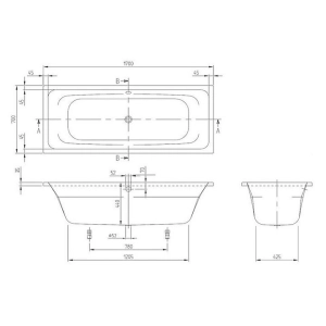 Bañera Villeroy y Boch Targa Style 170x70